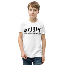 Load image into Gallery viewer, Bring Out The Fighter In You Youth Short Sleeve T-Shirt